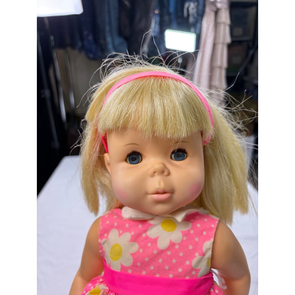 VTG Mattel Baby first Steps with rollerskates, original dress. 1960s. untested - Picture 6 of 6
